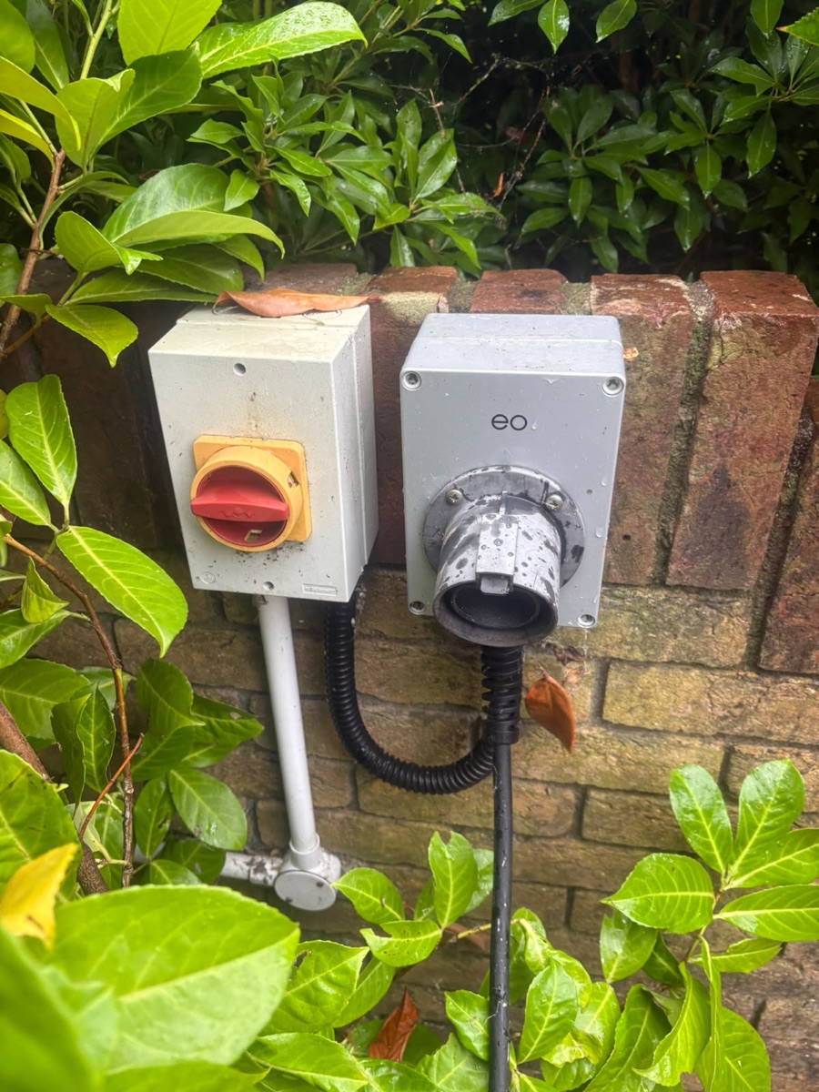 EV charger installation, Douglas, Cork, before